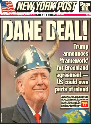 New York Post January 22 2026