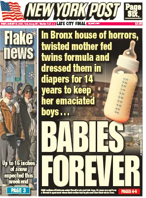 New York Post January 23 2026