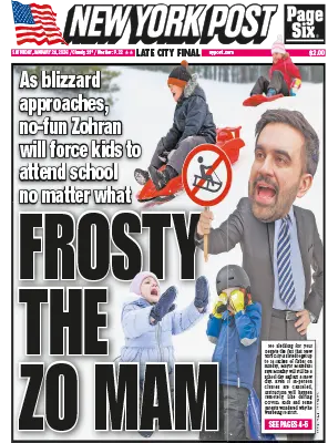 New York Post January 24 2026