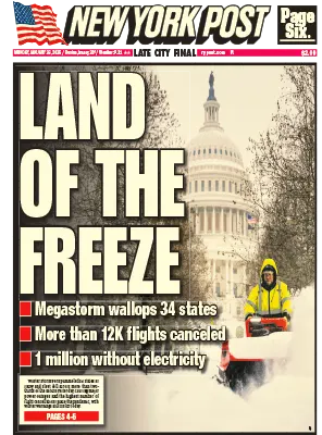 New York Post January 26 2026