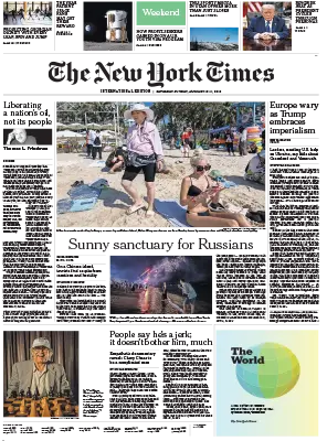 The New York Times International 10 January 2026