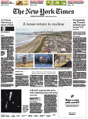 The New York Times International January 23 2026