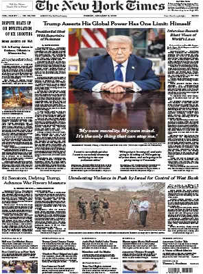 The New York Times January 09 2026