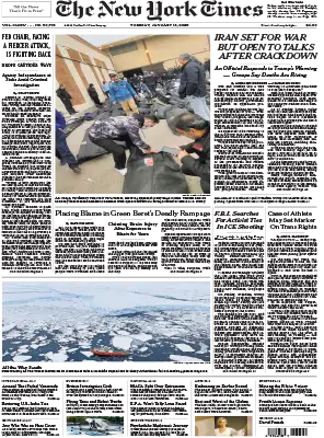 The New York Times January 13 2026