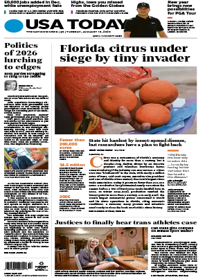 USA Today January 13 2026