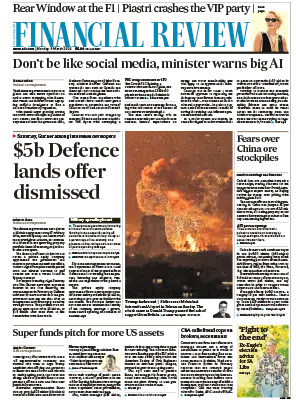 Australian Financial Review 9 March 2026