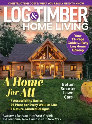 Log Timber Home Living April May 2026