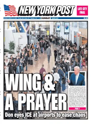 New York Post 22 March 2026