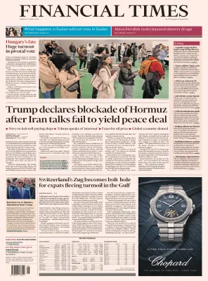 Financial Times UK 13 April 2026