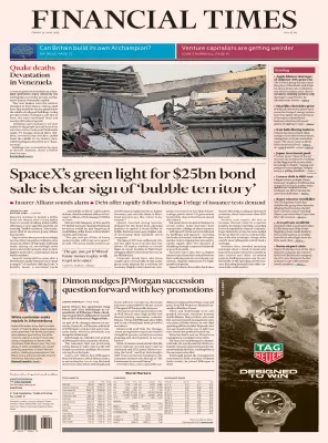 Financial Times USA 26 June 2026