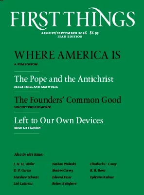 First Things August September 2026
