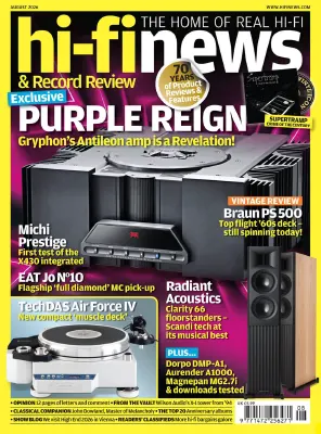 Hi Fi News August 2026
