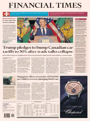Financial Times USA 25 August 2026